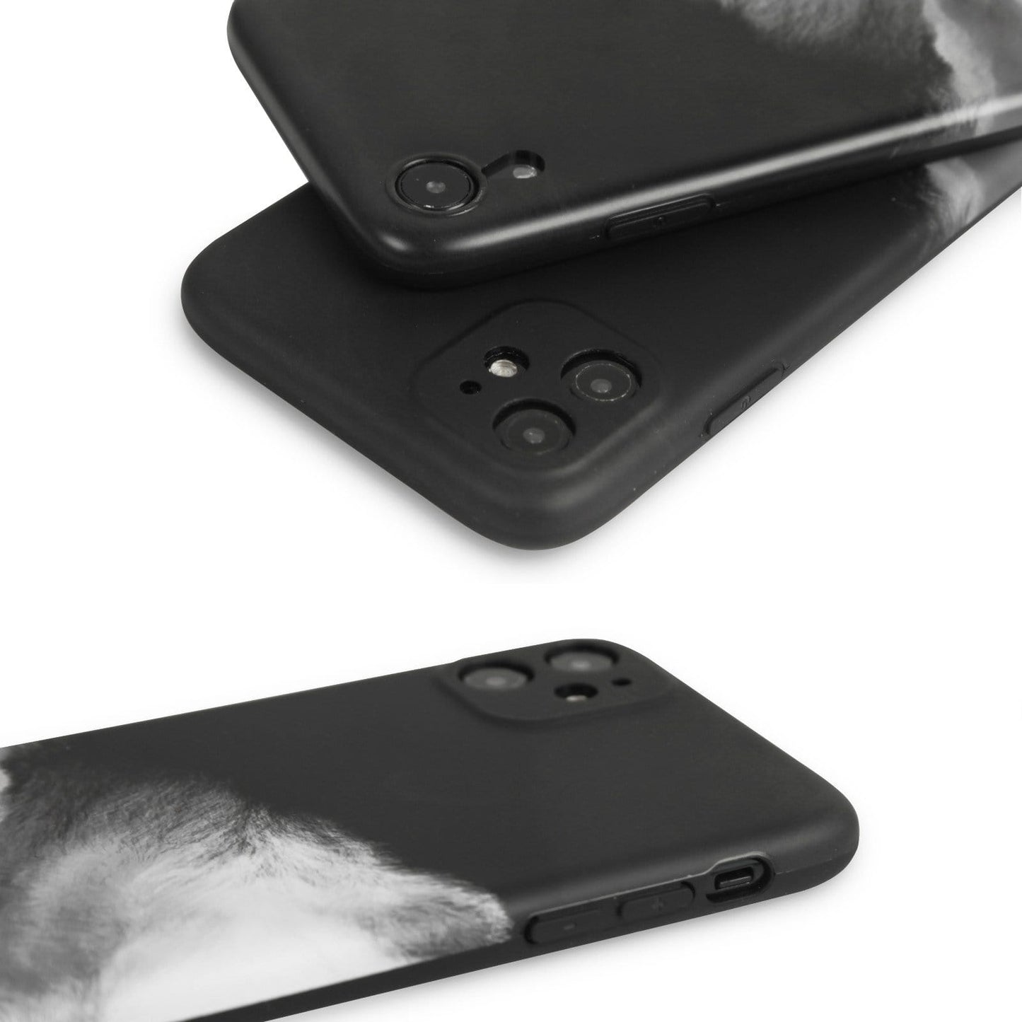 White Fur Silicone Shockproof Protective Designer iPhone Case For iPhone SE 11 Pro Max X XS Max XR 7 8 Plus - techypopcom