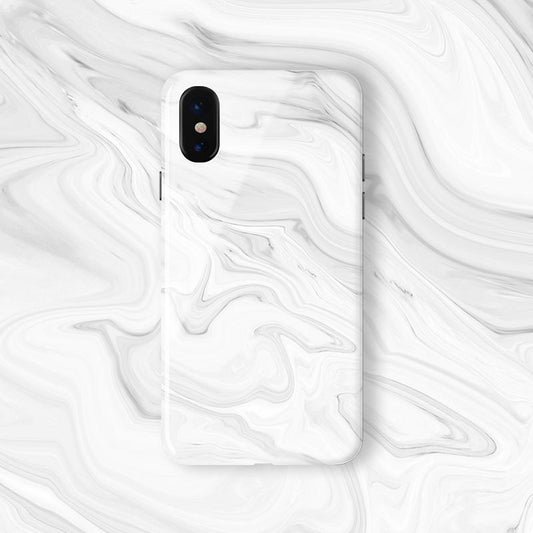White Waves Silicone Shockproof Protective Designer iPhone Case For iPhone SE 11 Pro Max X XS Max XR 7 8 Plus - techypopcom