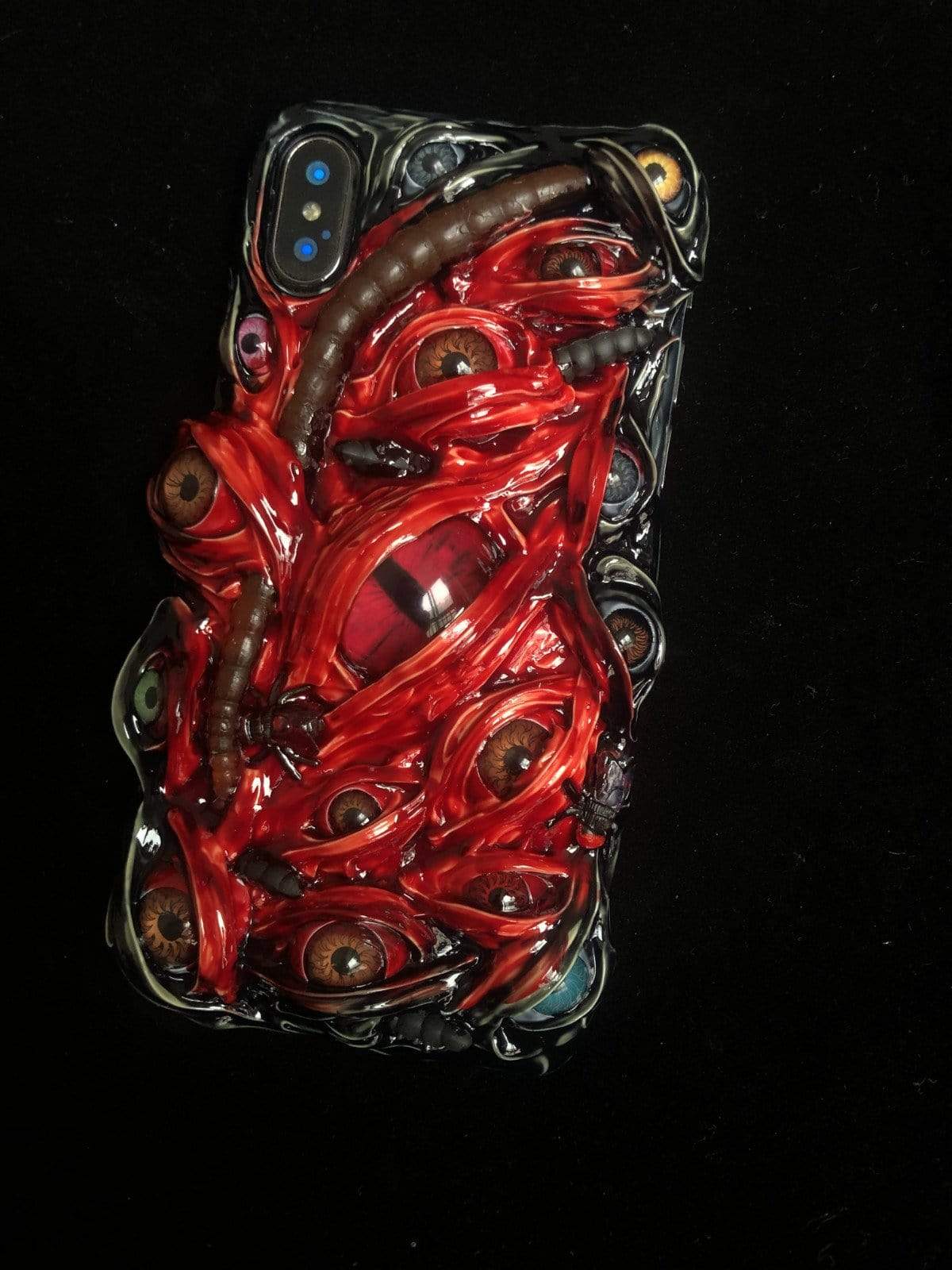 Worms and Eyes Designer iPhone Case For iPhone SE 11 Pro Max X XS Max XR 7 8 Plus - techypopcom