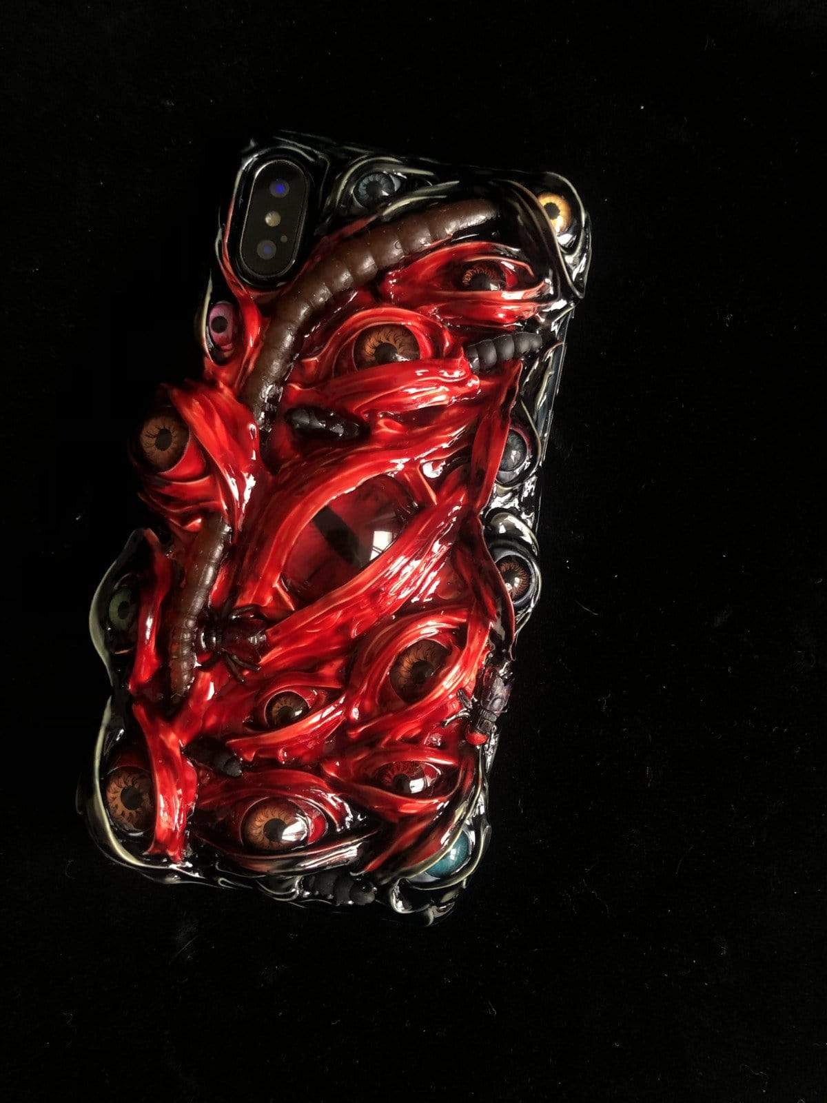 Worms and Eyes Designer iPhone Case For iPhone SE 11 Pro Max X XS Max XR 7 8 Plus - techypopcom