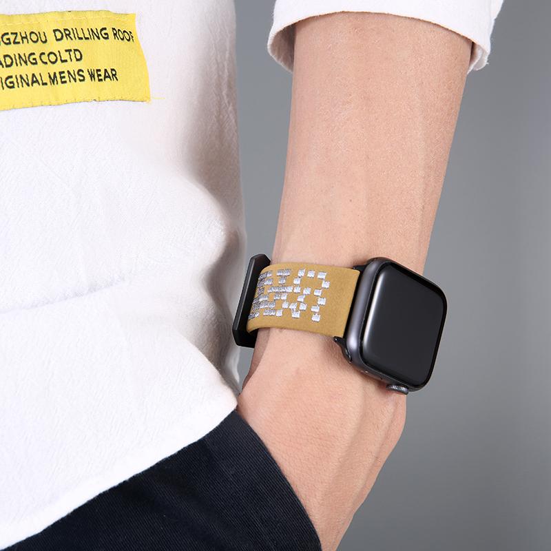 Suede Designer Apple Watch Band Strap For iWatch Series 4/3/2/1 - techypopcom