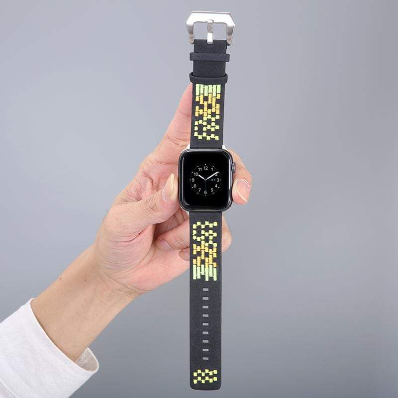 Suede Designer Apple Watch Band Strap For iWatch Series 4/3/2/1 - techypopcom