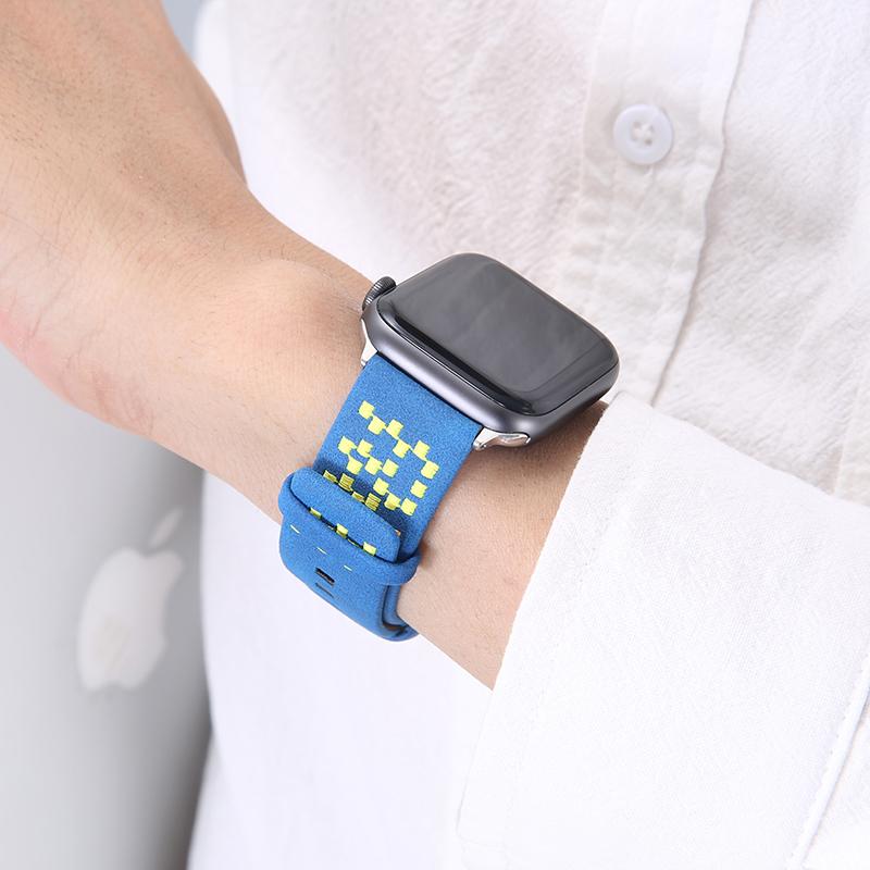 Suede Designer Apple Watch Band Strap For iWatch Series 4/3/2/1 - techypopcom