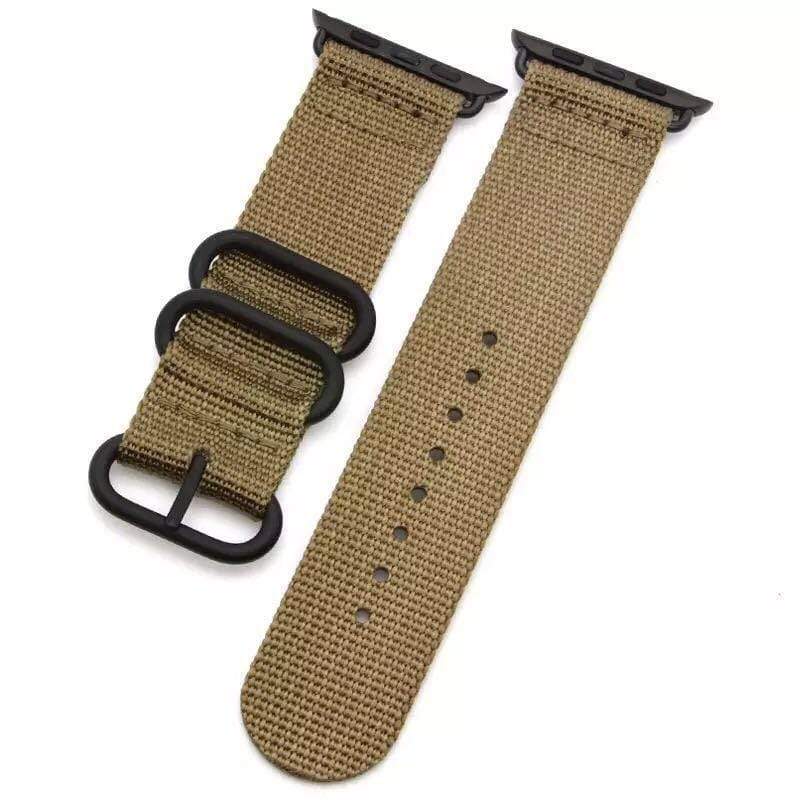 Stripe Nylon Durable Compatible With Apple Watch 38mm 40mm 42mm 44mm Band Strap For iWatch Series 4/3/2/1 - Techypop.com