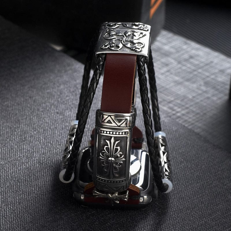 Techypop Watch Bands Handmade Bohemian Designer Apple Watch Band Strap For iWatch Series SE 7/6/5/4/3/2/1