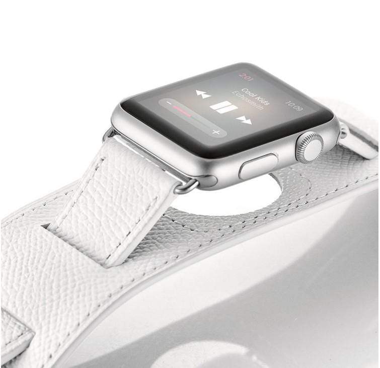MORE COLORS Genuine Leather Durable Compatible With Apple Watch Band Strap For iWatch Series 4/3/2/1 - Techypop.com