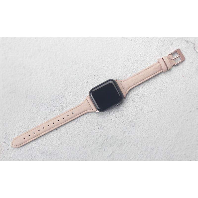 Slim Leather Compatible With Apple Designer Watch Band Strap For iWatch Series 4/3/2/1 Fabric - techypopcom