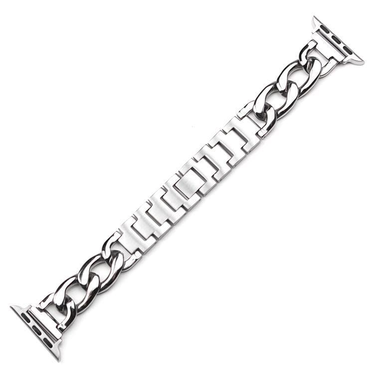 Rose Gold Stainless Steel Compatible With Apple Watch Metal Chain Band Strap For iWatch Series 4/3/2/1 - techypopcom