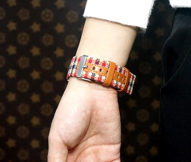 Soft Plaid Compatible With Apple Designer Watch Band Strap For iWatch Series 4/3/2/1 - techypopcom