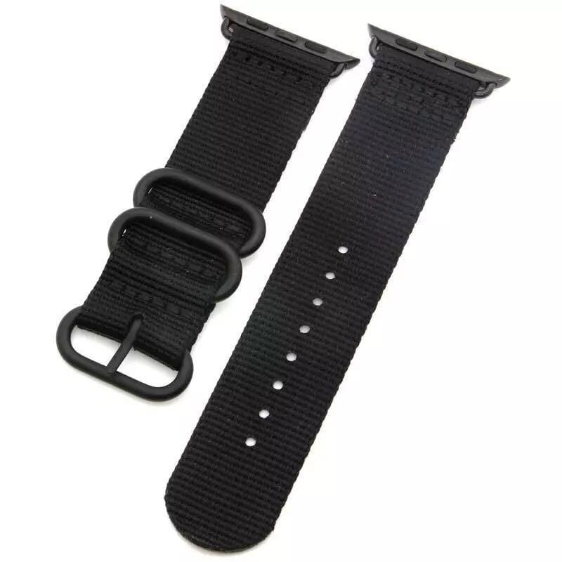 Stripe Nylon Durable Compatible With Apple Watch 38mm 40mm 42mm 44mm Band Strap For iWatch Series 4/3/2/1 - Techypop.com