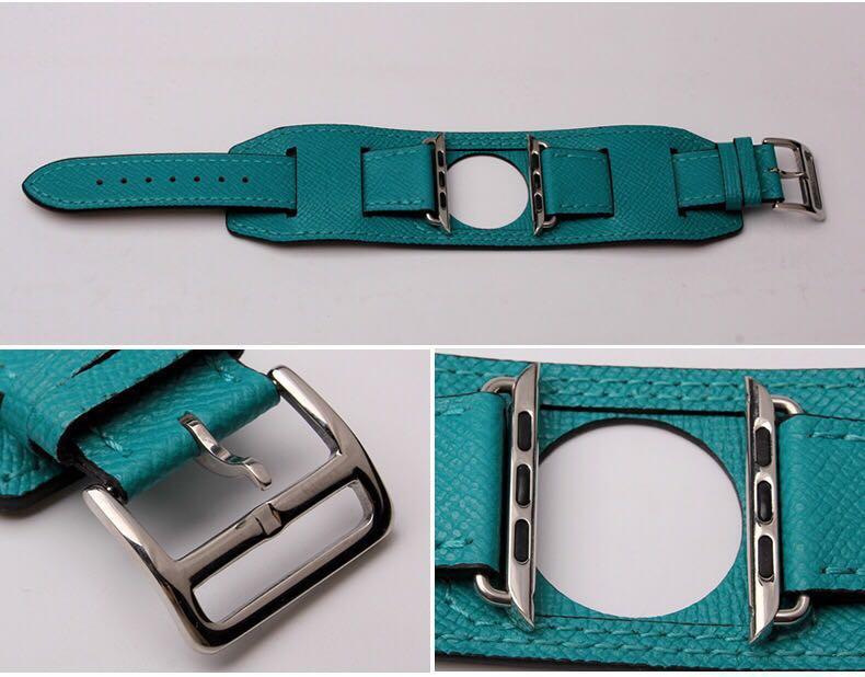 MORE COLORS Genuine Leather Durable Compatible With Apple Watch Band Strap For iWatch Series 4/3/2/1 - Techypop.com