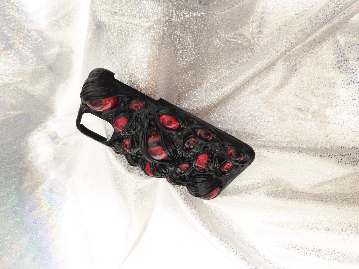 techypopcom iPhone Case Eyes in Black Handmade Designer iPhone Case For iPhone SE 11 Pro Max X XS Max XR 7 8 Plus