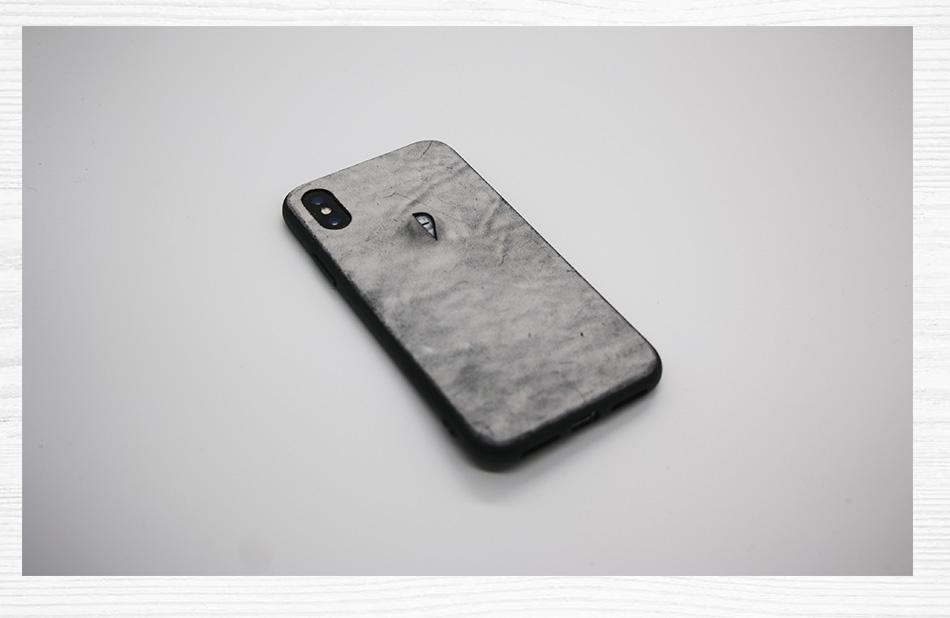 The One Eye Leather Handmade Protective Designer iPhone Case For iPhone SE 11 Pro Max X XS Max XR 7 8 Plus - techypopcom