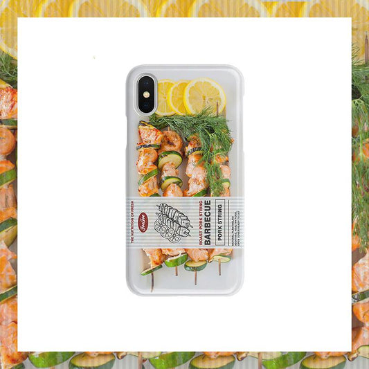 BBQ Chicken Skewer Silicone Shockproof Protective Designer iPhone Case For iPhone SE 11 Pro Max X XS Max XR 7 8 Plus - techypopcom