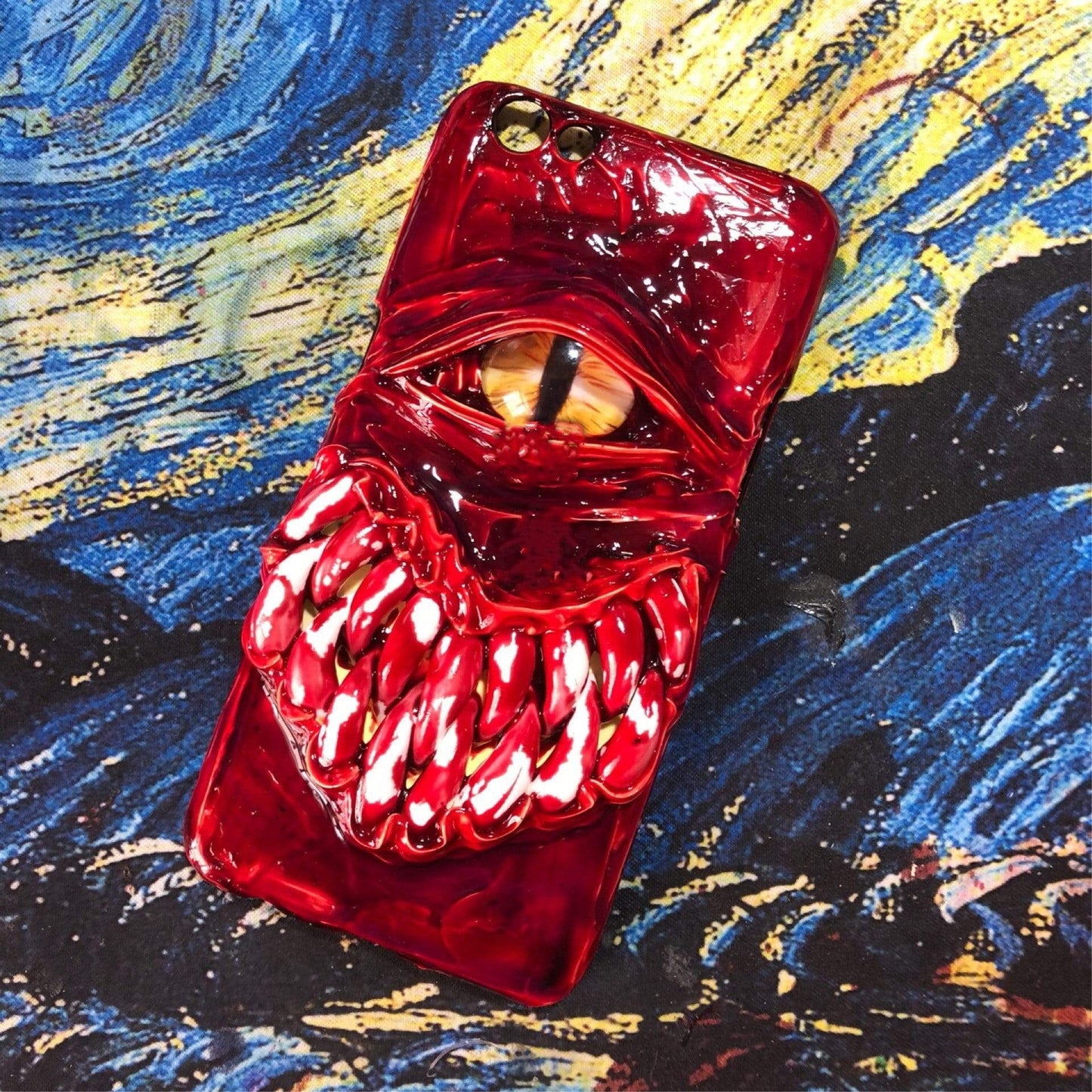 Blooded Laugh Handmade Designer iPhone Case For iPhone SE 11 Pro Max X XS Max XR 7 8 Plus - techypopcom