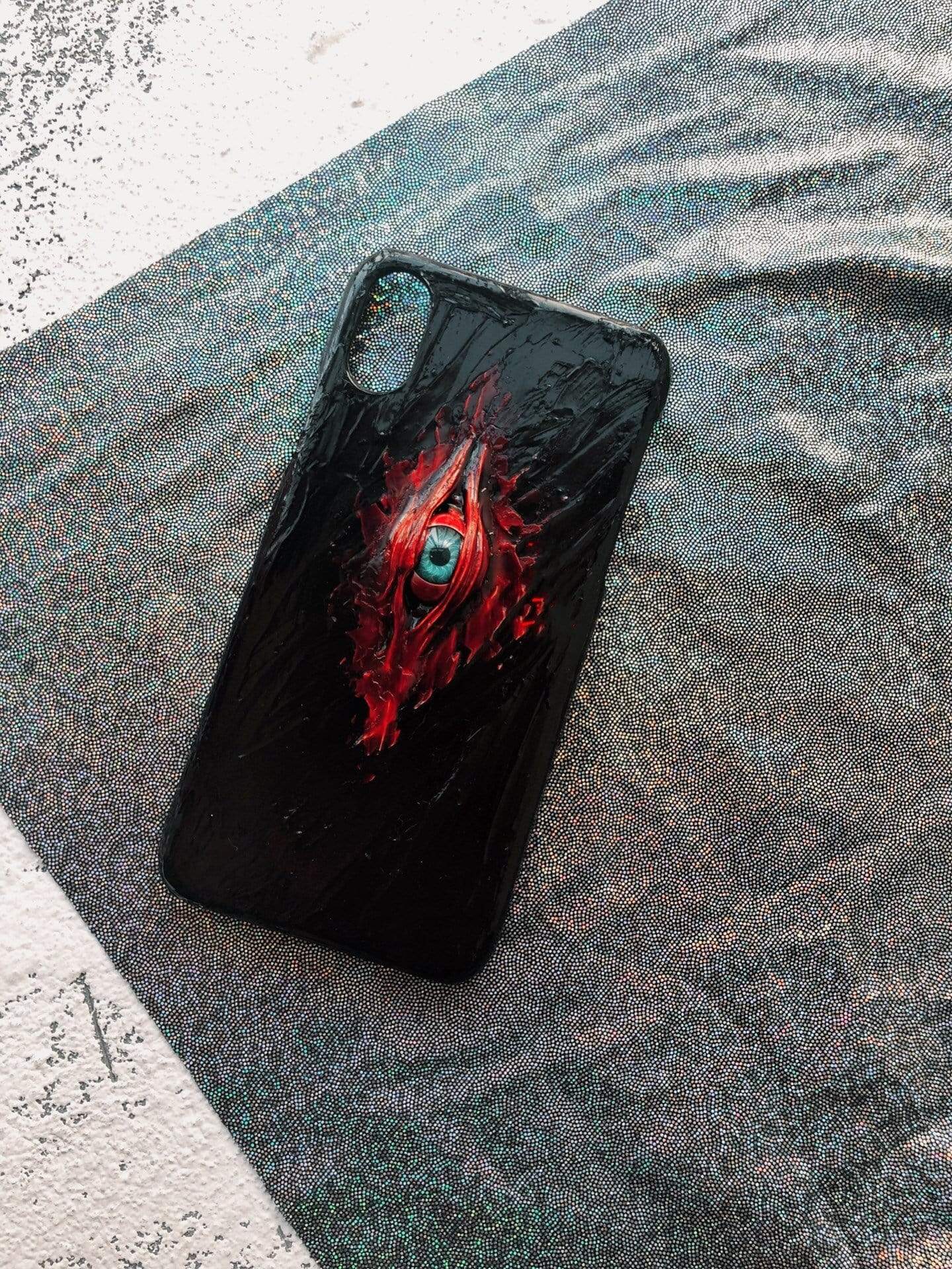 That One Eye Handmade Designer iPhone Case For iPhone SE 11 Pro Max X XS Max XR 7 8 Plus - techypopcom