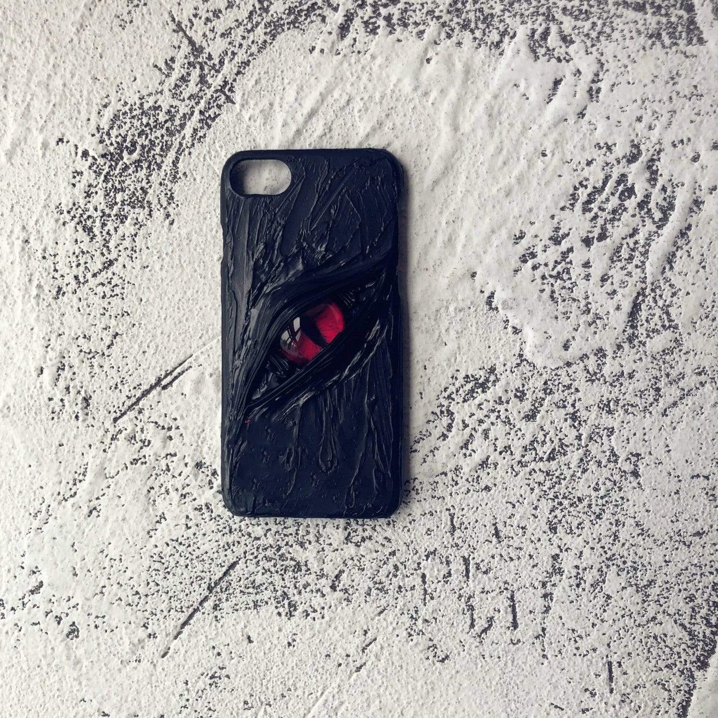 Red Cat Eye Handmade Designer iPhone Case For iPhone SE 11 Pro Max X XS Max XR 7 8 Plus - techypopcom