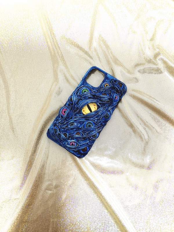 techypopcom iPhone Case The Amber Eye Handmade Designer iPhone Case For iPhone SE 11 Pro Max X XS Max XR 7 8 Plus