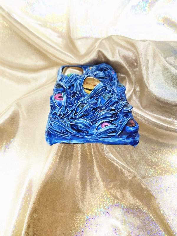 techypopcom iPhone Case The Amber Eye Handmade Designer iPhone Case For iPhone SE 11 Pro Max X XS Max XR 7 8 Plus