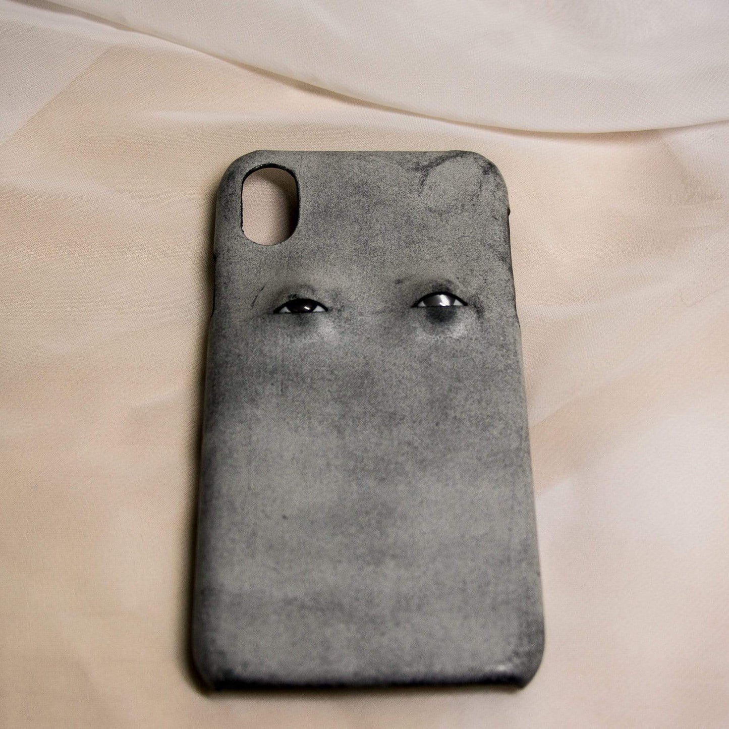 The Eyes Leather Handmade Protective Designer iPhone Case For iPhone SE 11 Pro Max X XS Max XR 7 8 Plus - techypopcom