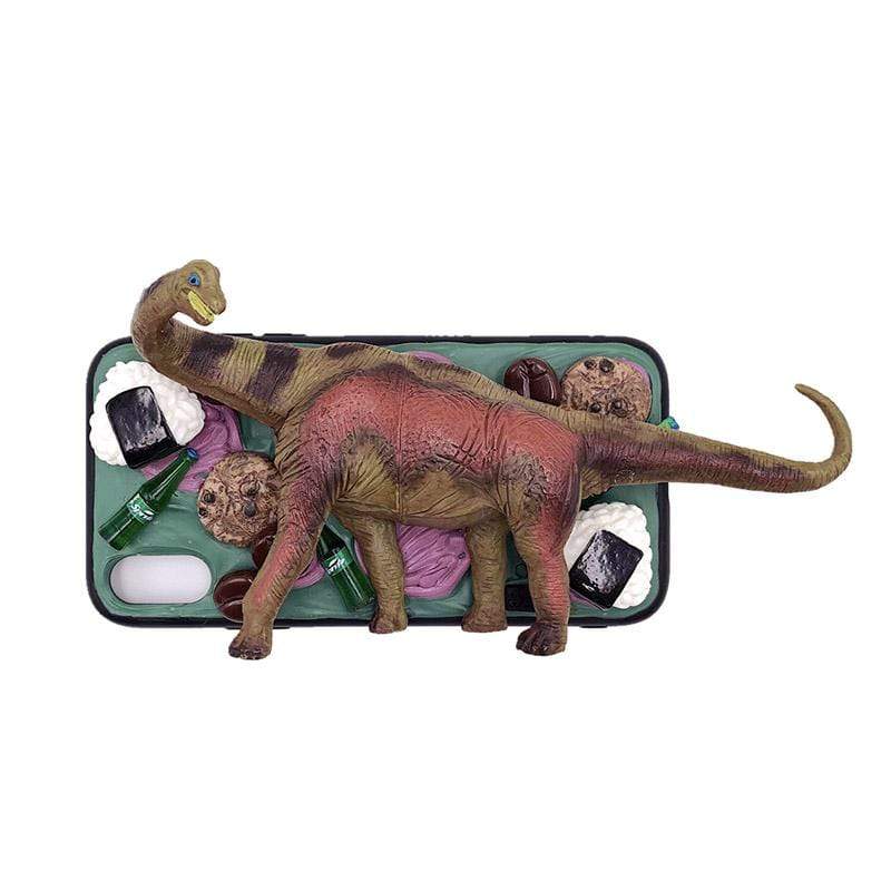 The Golden Dinosaur Handmade Designer iPhone Case For iPhone 12 SE 11 Pro Max X XS Max XR 7 8 Plus - techypopcom