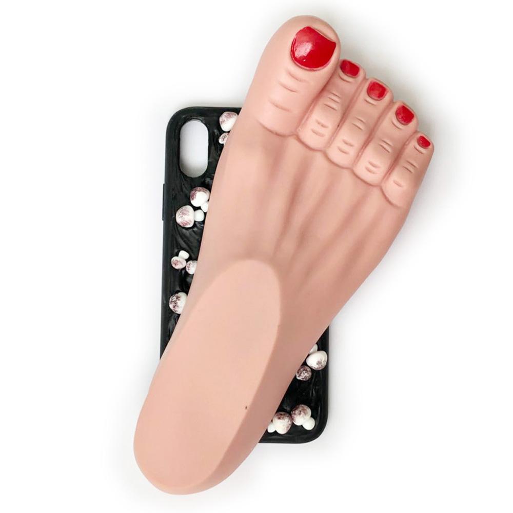 The Ugly Foot Handmade Designer iPhone Case For iPhone 12 SE 11 Pro Max X XS Max XR 7 8 Plus - techypopcom