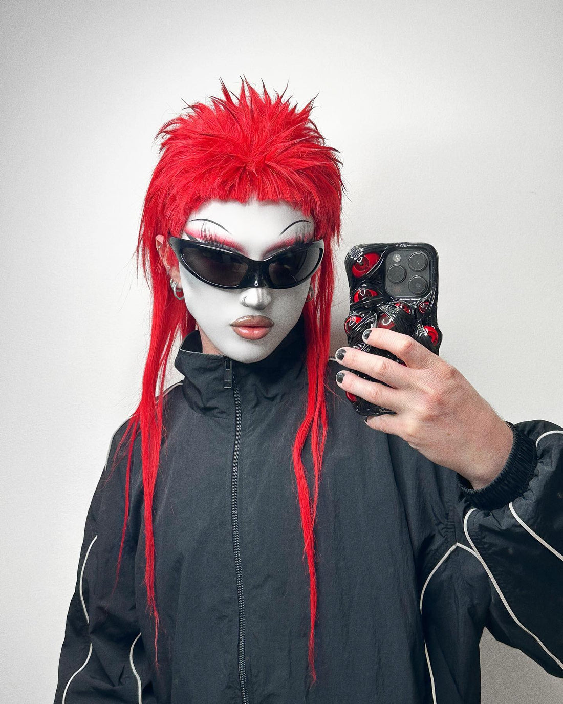 teenager with techypop eyeball iphone case