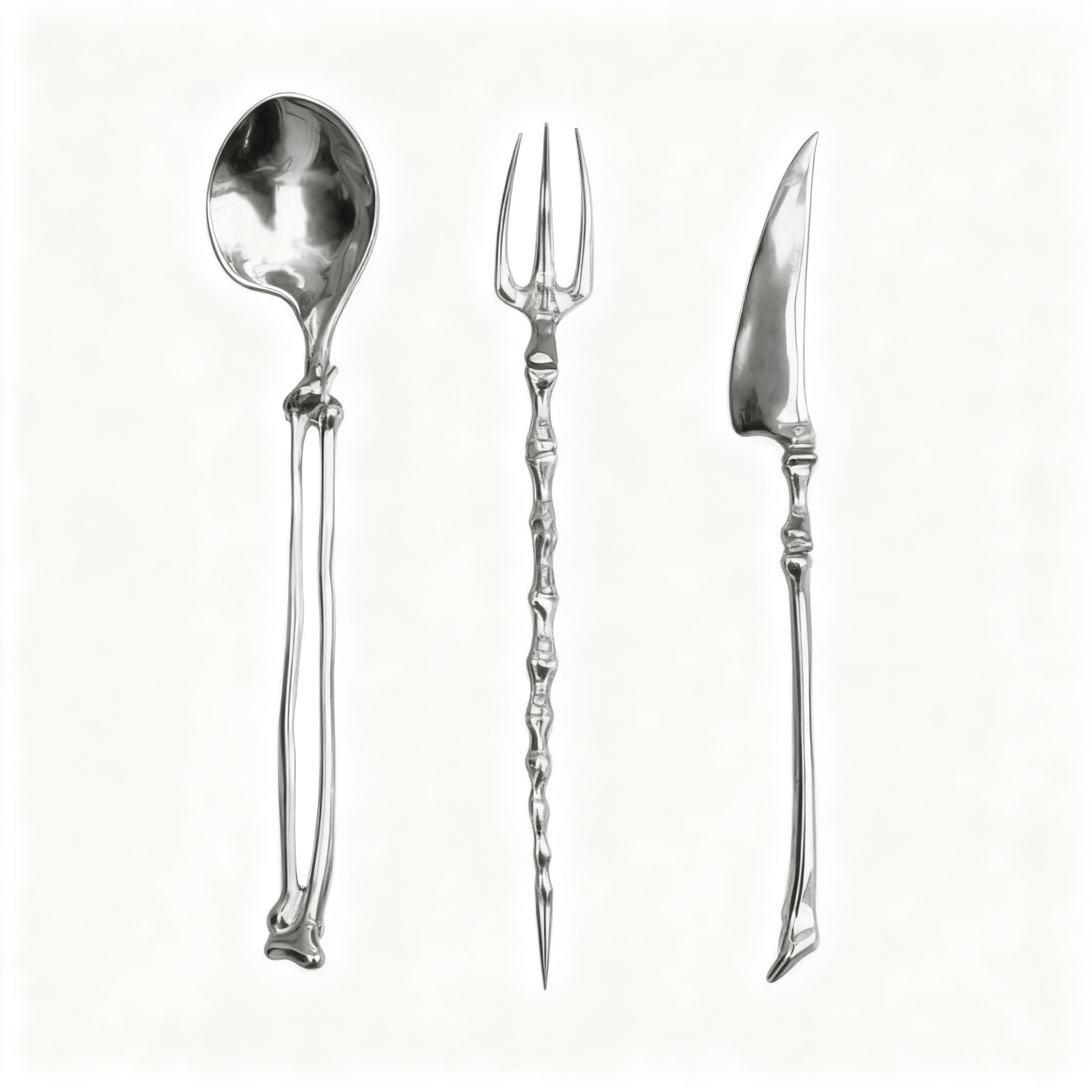 Techypop.com Bone Appétit Cutlery Set