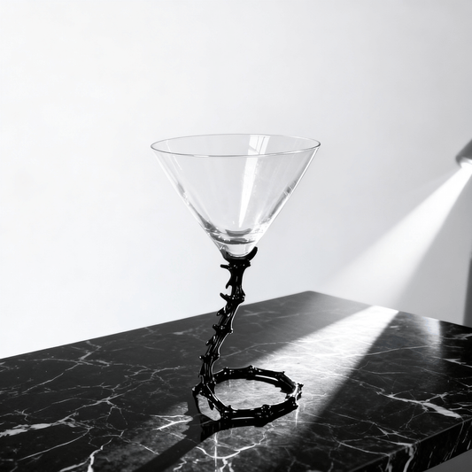 Techypop.com Bone Dry Spine Martini Glass secondary image