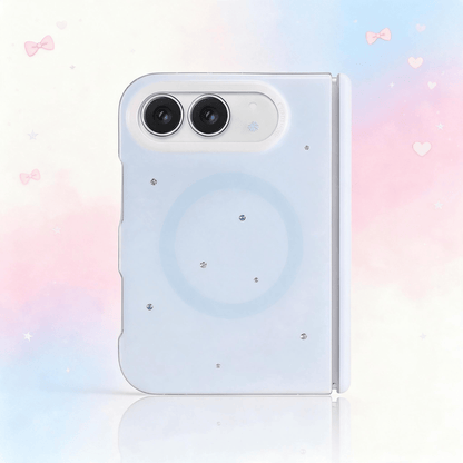 Techypop.com iPhone Case Baby Blue Stardust iPhone Duo Case