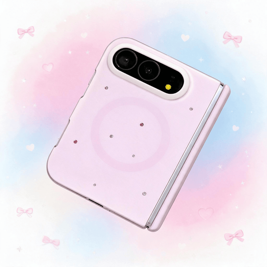 Techypop.com iPhone Case Ballet Pink Stardust iPhone Duo Case
