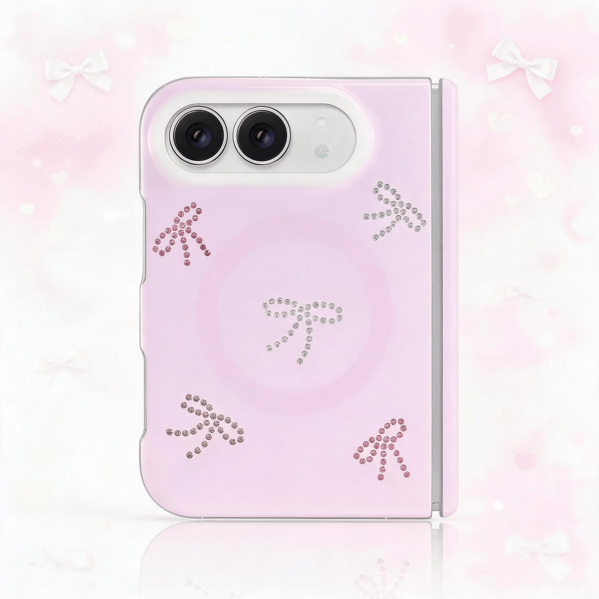 Techypop.com iPhone Case Ballet Pink Tied Up iPhone Duo Case