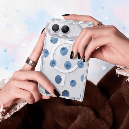 Techypop.com iPhone Case Berry Blue iPhone Duo Case