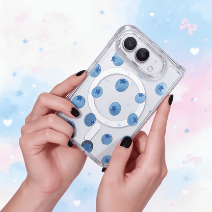 Techypop.com iPhone Case Berry Blue iPhone Duo Case