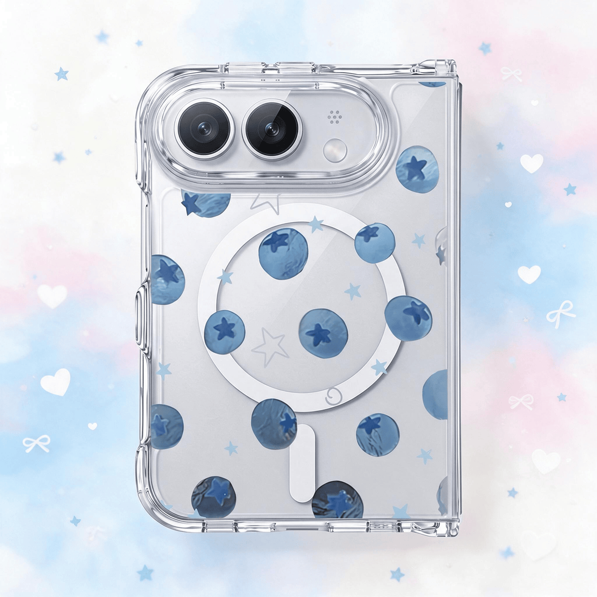 Techypop.com iPhone Case Berry Blue iPhone Duo Case