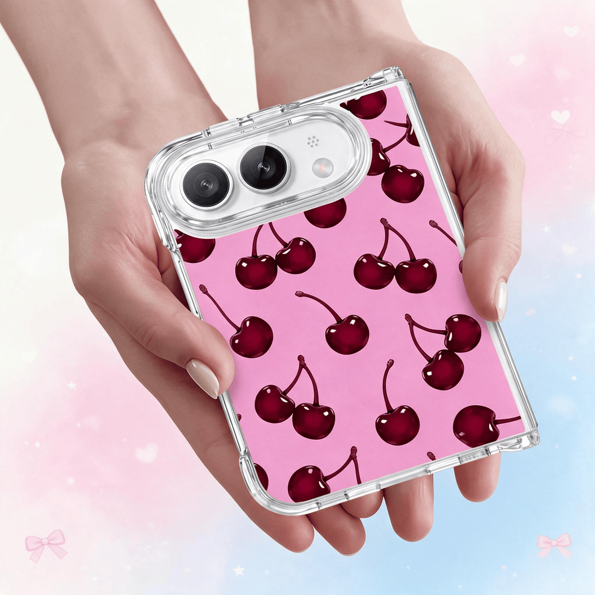 Techypop.com iPhone Case Black Cherry iPhone Duo Case