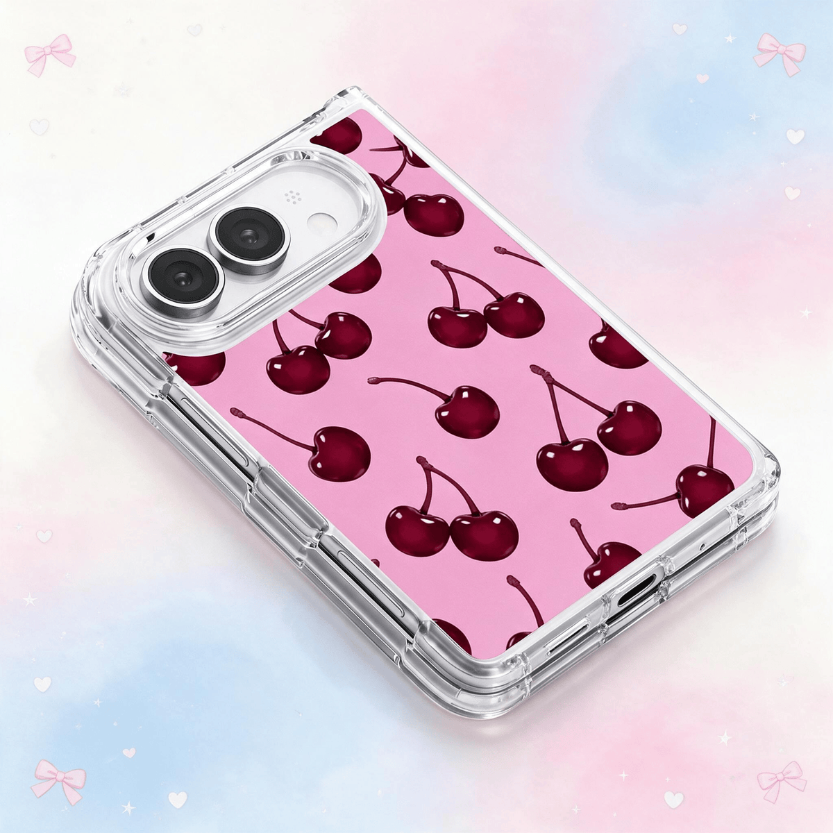 Techypop.com iPhone Case Black Cherry iPhone Duo Case