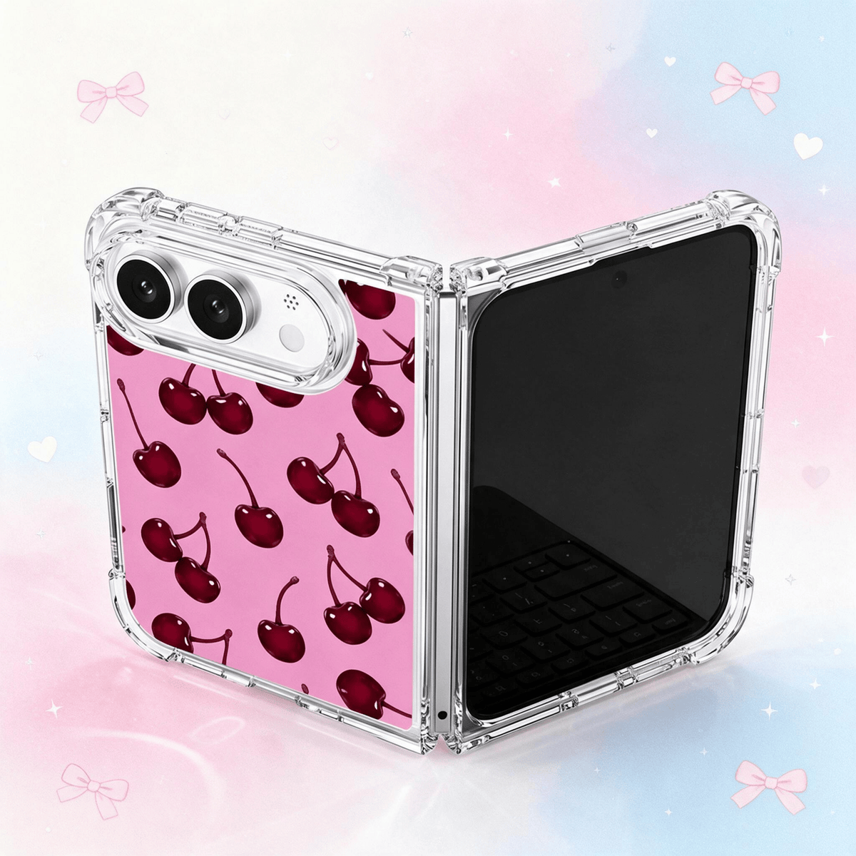 Techypop.com iPhone Case Black Cherry iPhone Duo Case