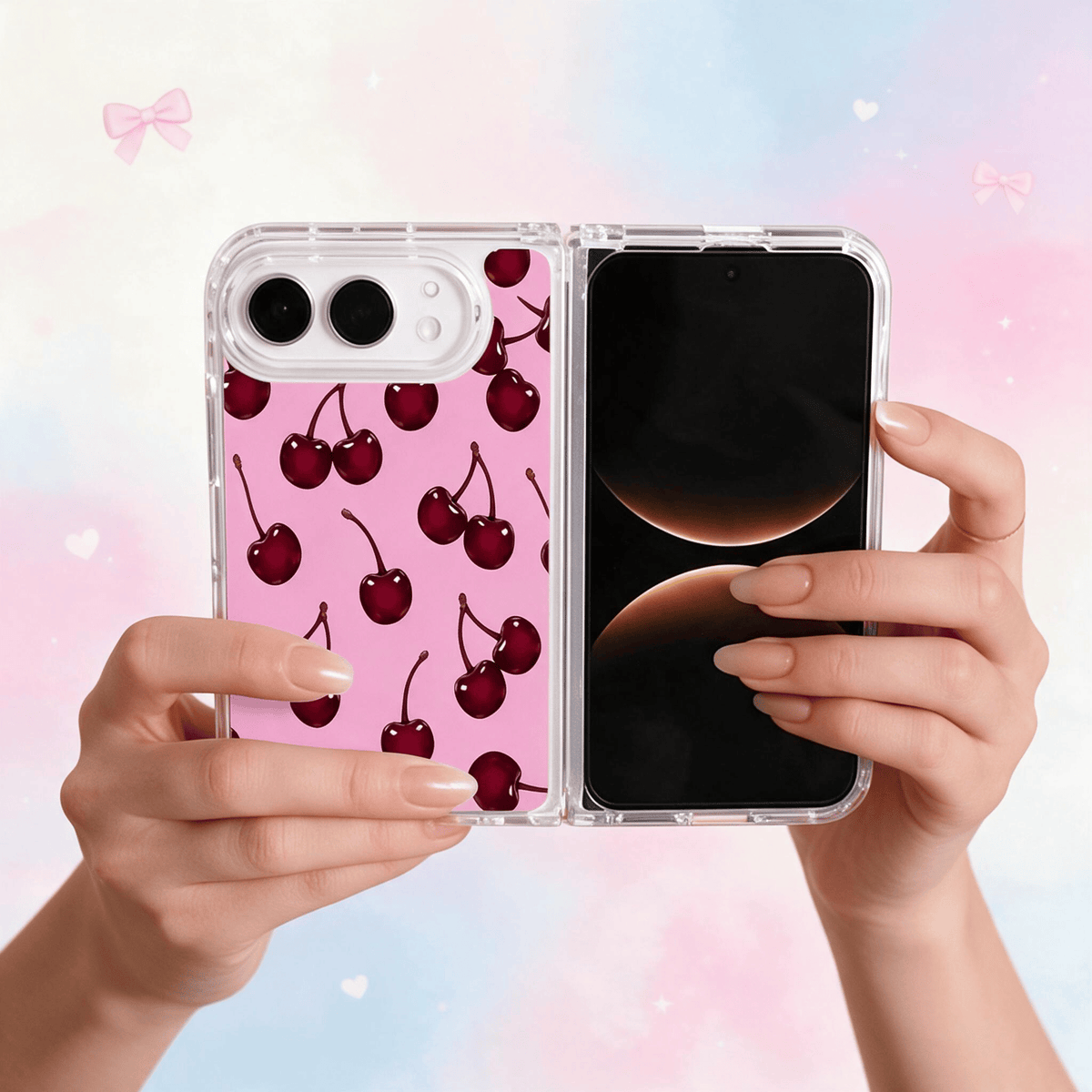 Techypop.com iPhone Case Black Cherry iPhone Duo Case
