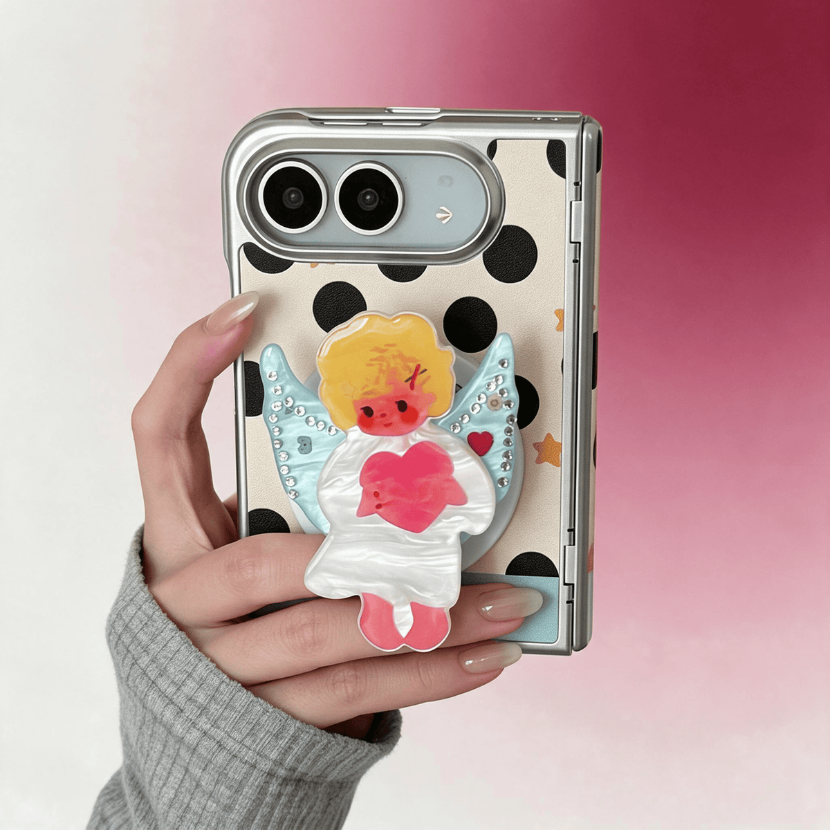 Techypop.com iPhone Case Cupid’s Day Off iPhone Duo Case