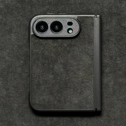 Techypop.com iPhone Case dark grey Classic Alcantara iPhone Duo Case