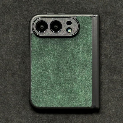 Techypop.com iPhone Case forest green Classic Alcantara iPhone Duo Case