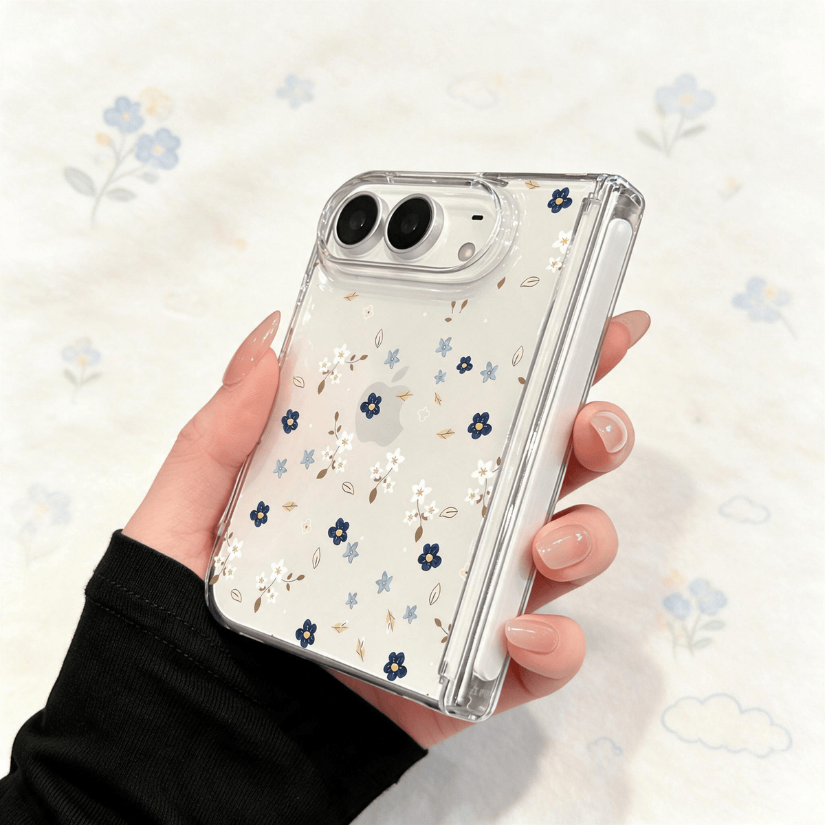 Techypop.com iPhone Case Forget Me Not iPhone Duo Case