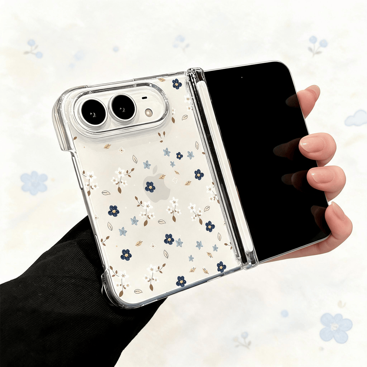 Techypop.com iPhone Case Forget Me Not iPhone Duo Case