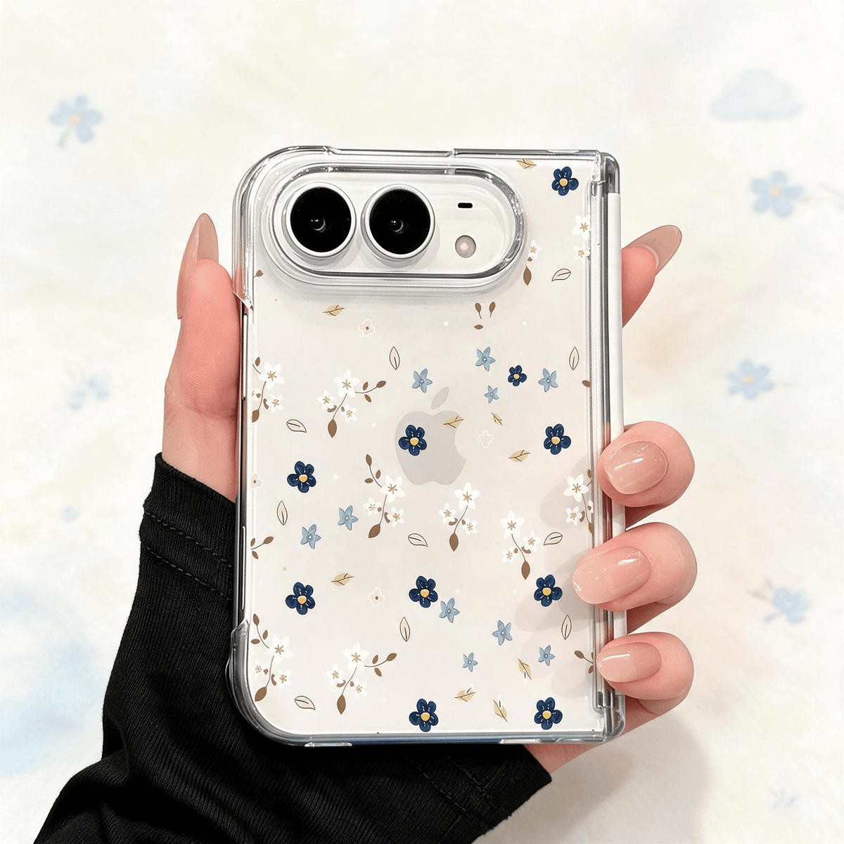 Techypop.com iPhone Case Forget Me Not iPhone Duo Case