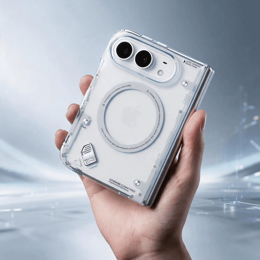 Techypop.com iPhone Case Frost White Teardown iPhone Duo Case