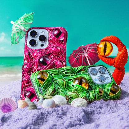 Techypop.com iPhone Case Hot Pink Cyclops Handmade iPhone Case