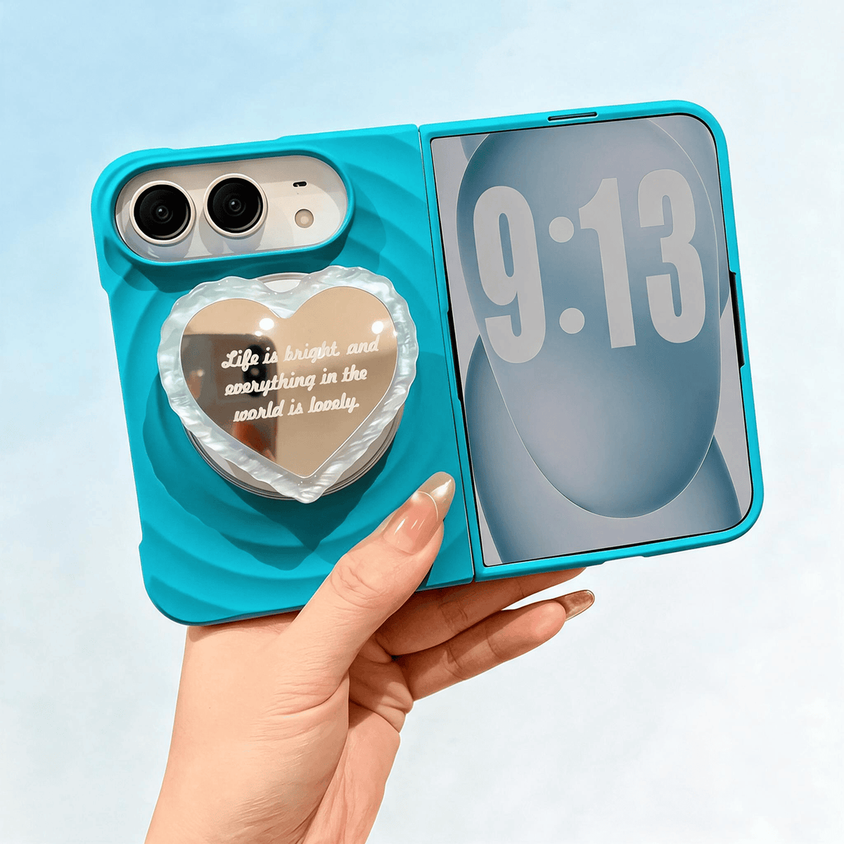 Techypop.com iPhone Case Love Ripple iPhone Duo Case — Lagoon