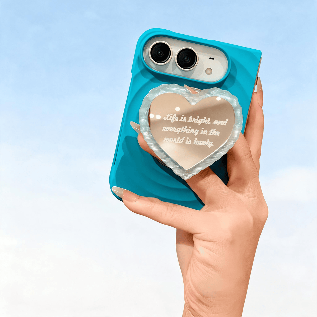 Techypop.com iPhone Case Love Ripple iPhone Duo Case — Lagoon