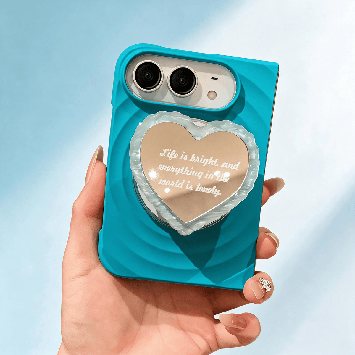 Techypop.com iPhone Case Love Ripple iPhone Duo Case — Lagoon